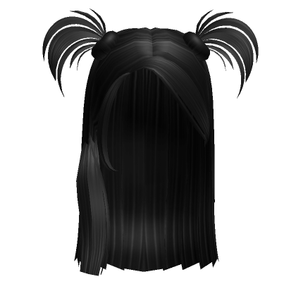 Black Spikey Long Hair's Code & Price - RblxTrade
