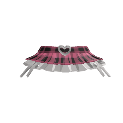 Black plaid skirt roblox top