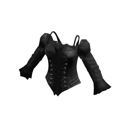Roblox Item Cropped Goth Top