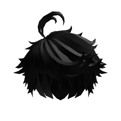 Black Messy Hair  Roblox Item - Rolimon's