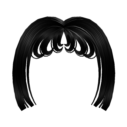 Roblox Item Swirly-Cut Bangs in Black