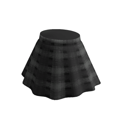 black plaid skirt | Roblox Item - Rolimon's