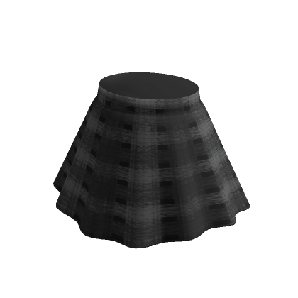 Black online skirt roblox