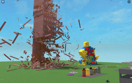 Destrua o edifício! - Roblox