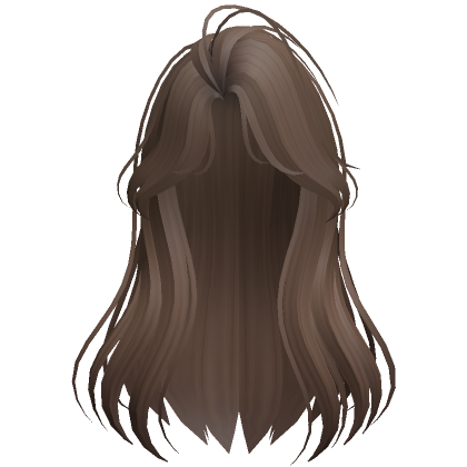 Soft Anime Girl Hair (Brown) - Roblox