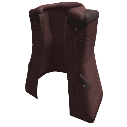 Red devil hunter trench coat (back) | Roblox Item - Rolimon's