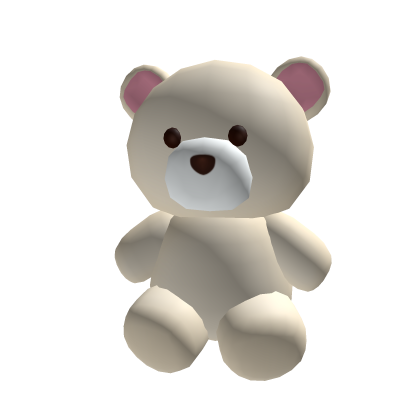 Roblox Item Teddy Bear White