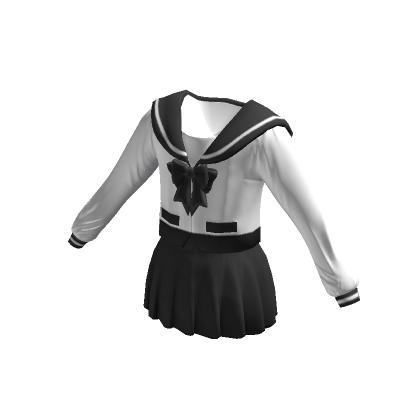 Black denim skirt outfit roblox discount