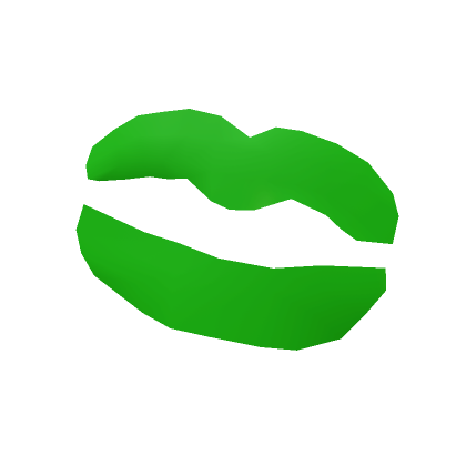 Roblox Item green lipstick mark