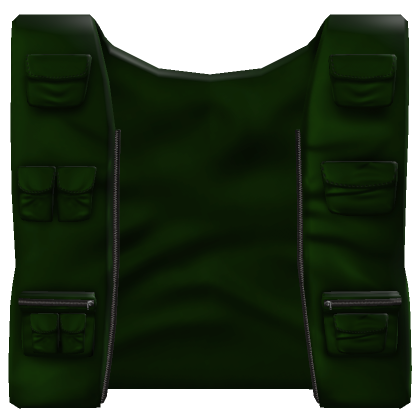 CARGO / UTILITY VEST // GREEN | Roblox Item - Rolimon's