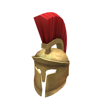 Roblox Item Gladiator's Golden Helmet