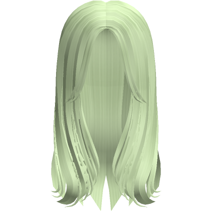 Wavy Hair Light Green - Roblox