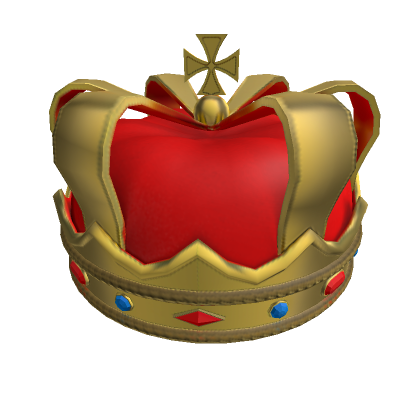 Golden princess crown with red | Roblox Item - Rolimon's