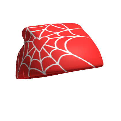 Roblox Item Red Spider Webbed Beanie
