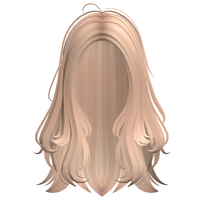 Messy Layered Anime Bed Head Hair (Blonde)'s Code & Price - RblxTrade