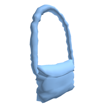 Roblox Item Fluffy Blue Shoulder Bag (3.0)