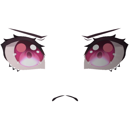 Pink Anime Eyes 01 - Anger