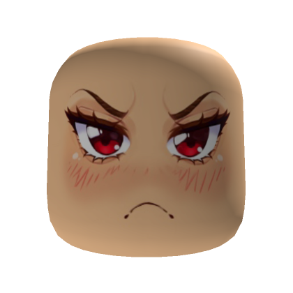 Angry Anime Face | Roblox Item - Rolimon's