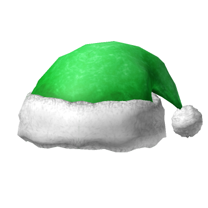 Roblox Item Green Santa Hat