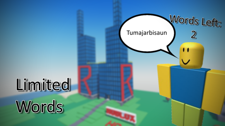 Roblox Words. Word limit. Finite Words. Word limited