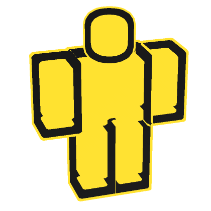 Roblox Item (1.0) Yellow Double Outline Full Avatar