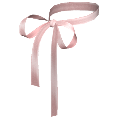 Dainty Coquette Ribbon Bow Necklace Pink
