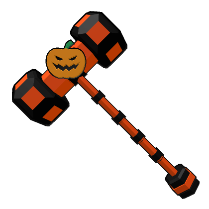 Roblox Item Halloween Pumpkin Hammer
