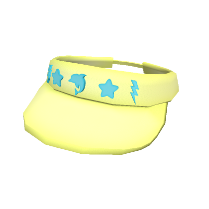 Yellow Preppy Trendy Visor's Code & Price - RblxTrade