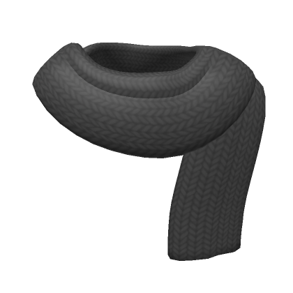 Roblox Item Black Knit Scarf (1.0)
