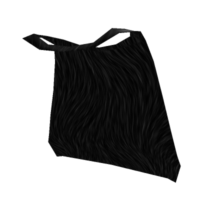 Roblox Item Black Fur Cape