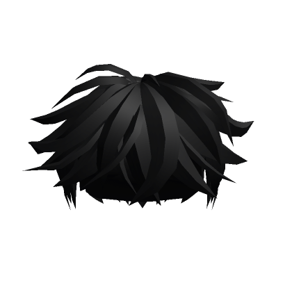 Messy Hairstyle (Black)'s Code & Price - RblxTrade