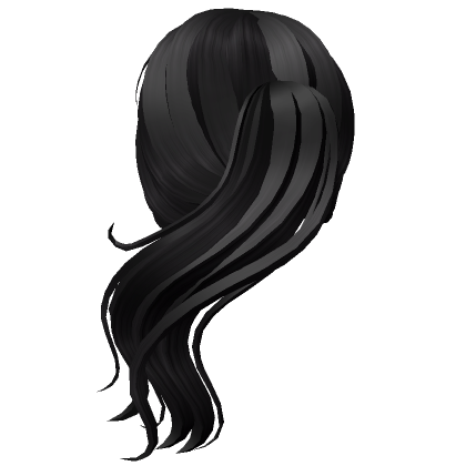 Black Wavy Ponytail | Roblox Item - Rolimon's