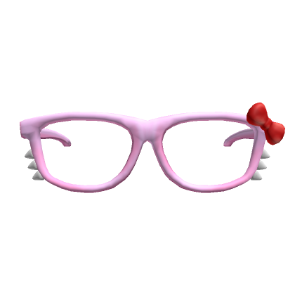 Pink nerd glasses hot sale