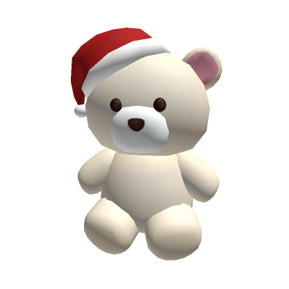 Santa Teddy Bear White's Code & Price - RblxTrade