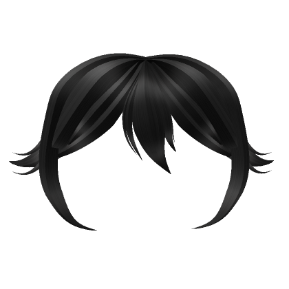 Aesthetic Anime Bangs Black | Roblox Item - Rolimon's