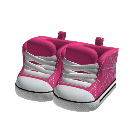 🕷️ Spider Pink Canvas Shoes | Roblox Item - Rolimon's