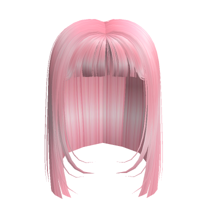 Roblox Item Pink Straight Hair 