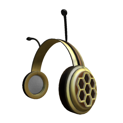 Bee with headphones best sale
