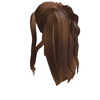 Roblox Item Twisted N Braided in Shimmering Brown
