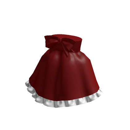 Christmas Red Bow Doll Dress | Roblox Item - Rolimon's