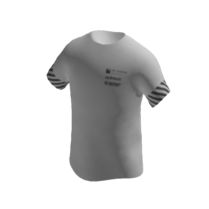 Inv Works Racing Team T-Shirt White, Black Text | Roblox Item - Rolimon'S