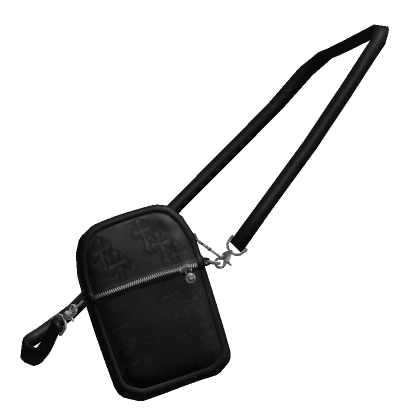 [1.0] Black Leather Cross Bag | Roblox Item - Rolimon's