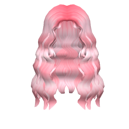 Super Wavy Hair in Pink | Roblox Item - Rolimon's