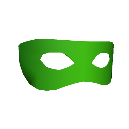 Roblox Item Superhero Mask - Green