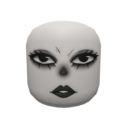 Goth Girl Face - Roblox