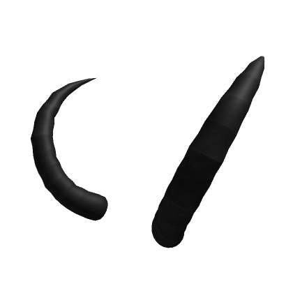 Roblox Item Black Krampus Horns