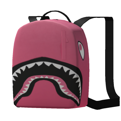 Pink Sprayground Shark Central Backpack