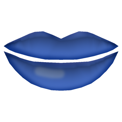 Roblox Item Blue Woman Face Lips Addon