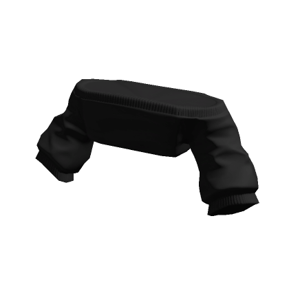 Black Cropped Off Shoulder Sweater 3.0's Code & Price - RblxTrade