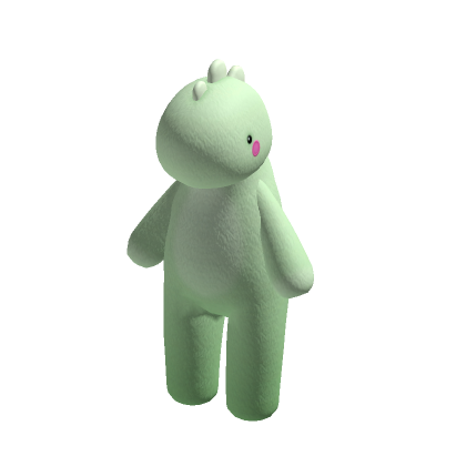 Big Pastel Green Plush Dino Suit Dragon Roblox Item Rolimon s